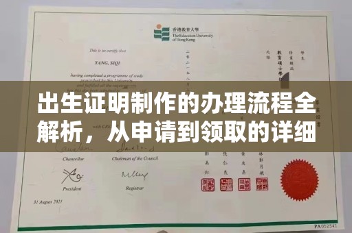 锦屏出生证明制作的办理流程全解析，从申请到领取的详细指南