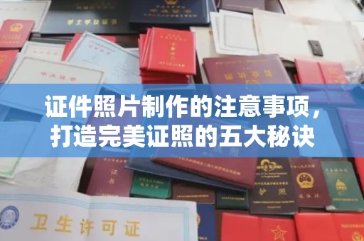 锦屏证件照片制作的注意事项，打造完美证照的五大秘诀