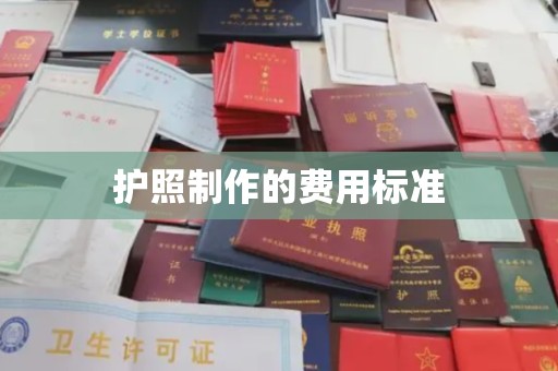 锦屏护照制作的费用标准