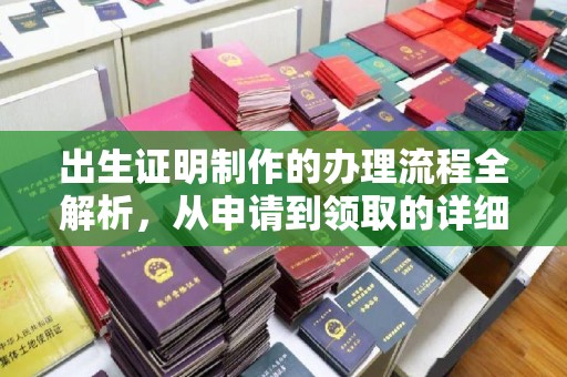 锦屏出生证明制作的办理流程全解析，从申请到领取的详细指南